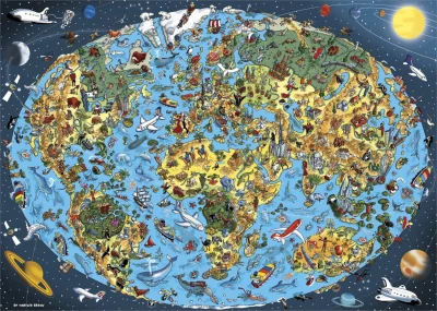 Puzzle Naše úžasná planeta 1000 dílků