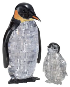 3D Crystal puzzle Tučňáci 43 dílků
