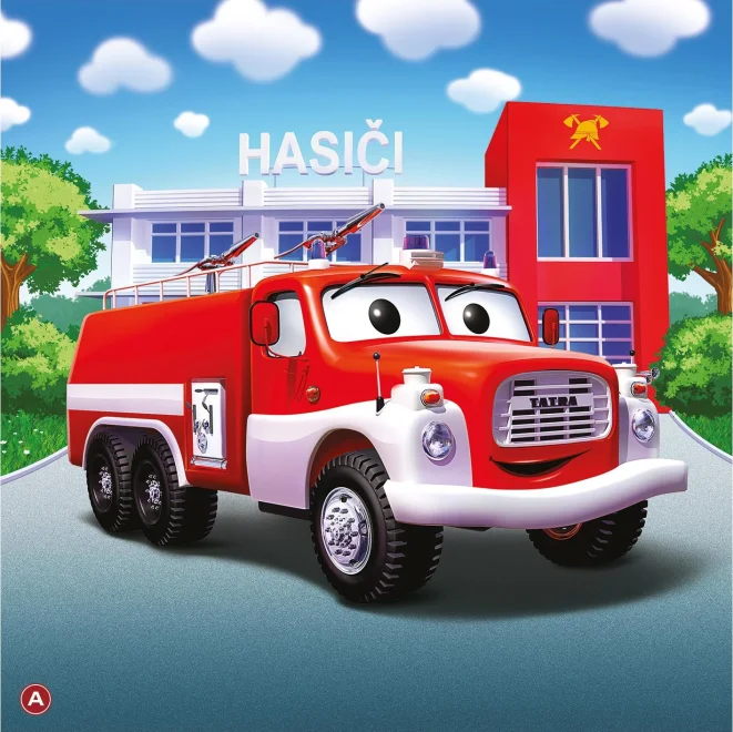 Dino Puzzle Tatra Autá: Hasiči 60 dielikov