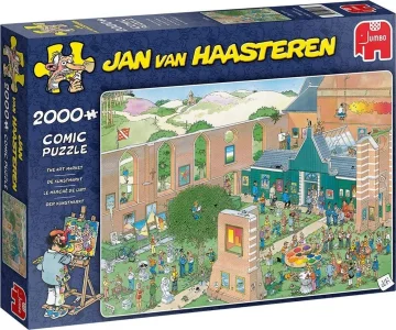 Puzzle JvH Trh s uměním 2000 dílků