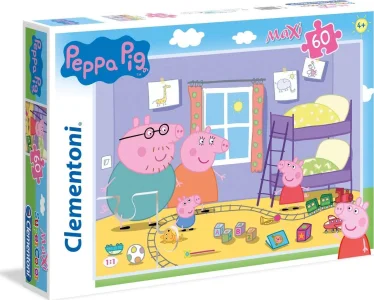 Puzzle Prasiatko Peppa MAXI 60 dielikov