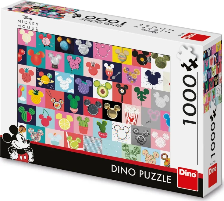 Dino Puzzle Mickeyho uši 1000 dielikov