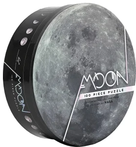 Kulaté puzzle Měsíc 100 dílků