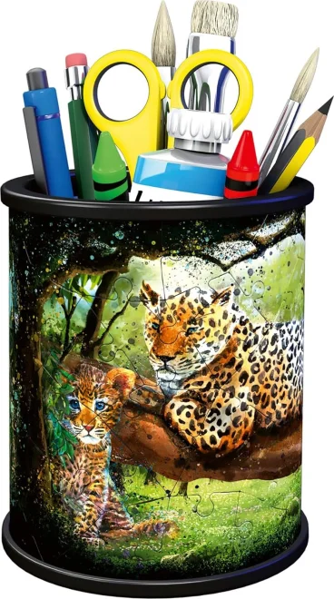 Ravensburger 3D puzzle stojan: Leopardy 57 dielikov