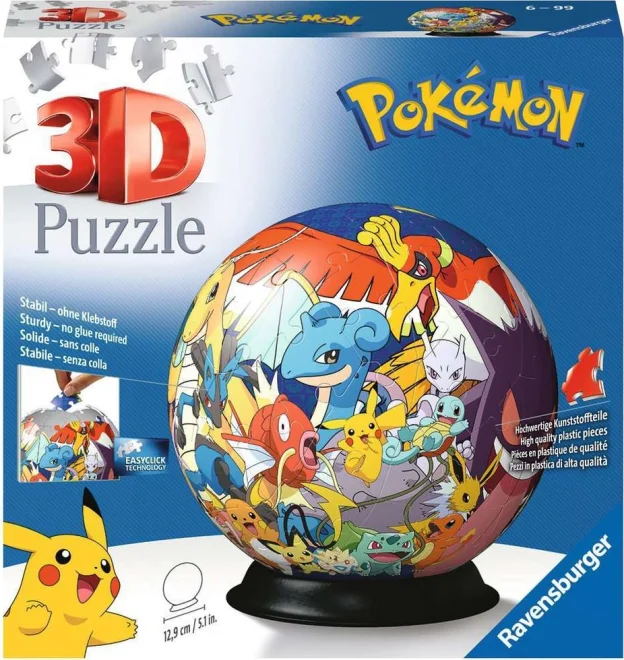Ravensburger 3D Puzzleball Pokémoni 72 dielikov