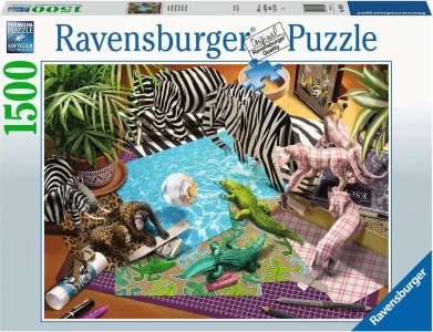 Puzzle Origami zvieratá 1500 dielikov