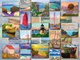 Ravensburger Puzzle Lode a pobrežie 1500 dielikov
