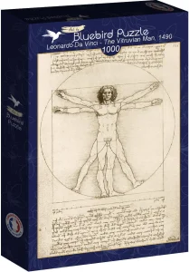 Puzzle BLUEBIRD 1000 dielikov Vitruviánsky muž, 1940