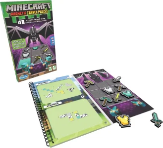 Minecraft magnetická cestovná hra