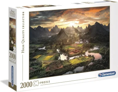 Puzzle Clementoni 2000 dielikov Pohľad na Čínu
