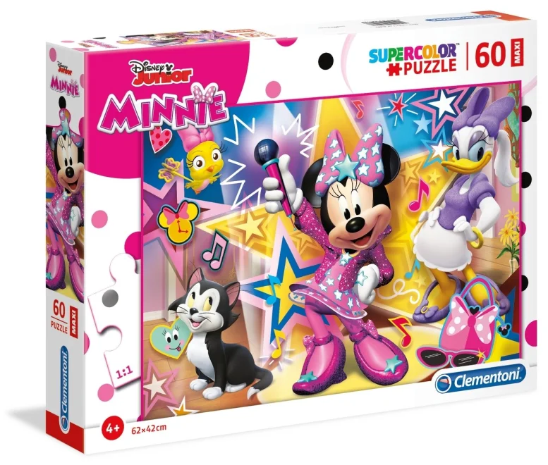 Clementoni Puzzle Myška Minnie MAXI 60 dielikov
