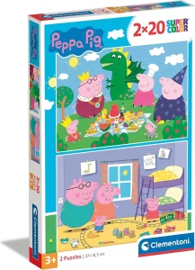 Puzzle Prasátko Peppa 2x20 dílků