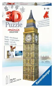 3D puzzle Mini Big Ben 54 dielikov