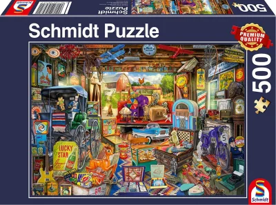Puzzle Bleší trh v garáži 500 dílků