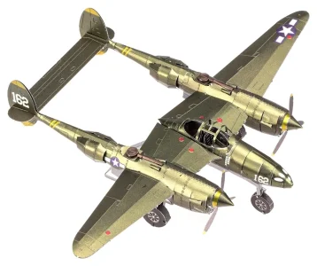 3D puzzle Lockheed Martin P-38 Lightning (ICONX)