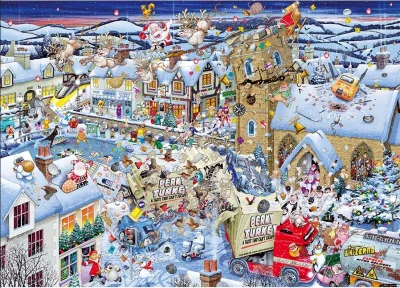 Puzzle Miluji Vánoce 1000 dílků