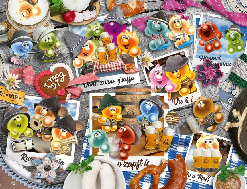 Ravensburger Puzzle Gelini na Oktoberfeste 2000 dielikov