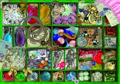 Puzzle Zelená kolekce 1000 dílků
