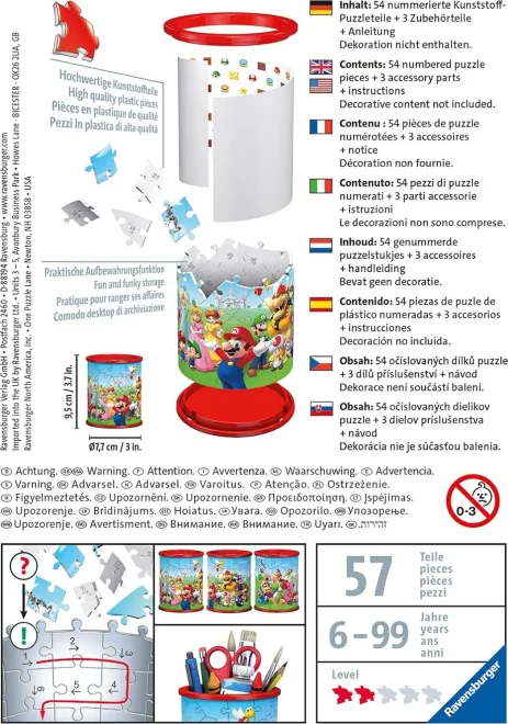 Ravensburger 3D puzzle stojan: Super Mario 57 dielikov