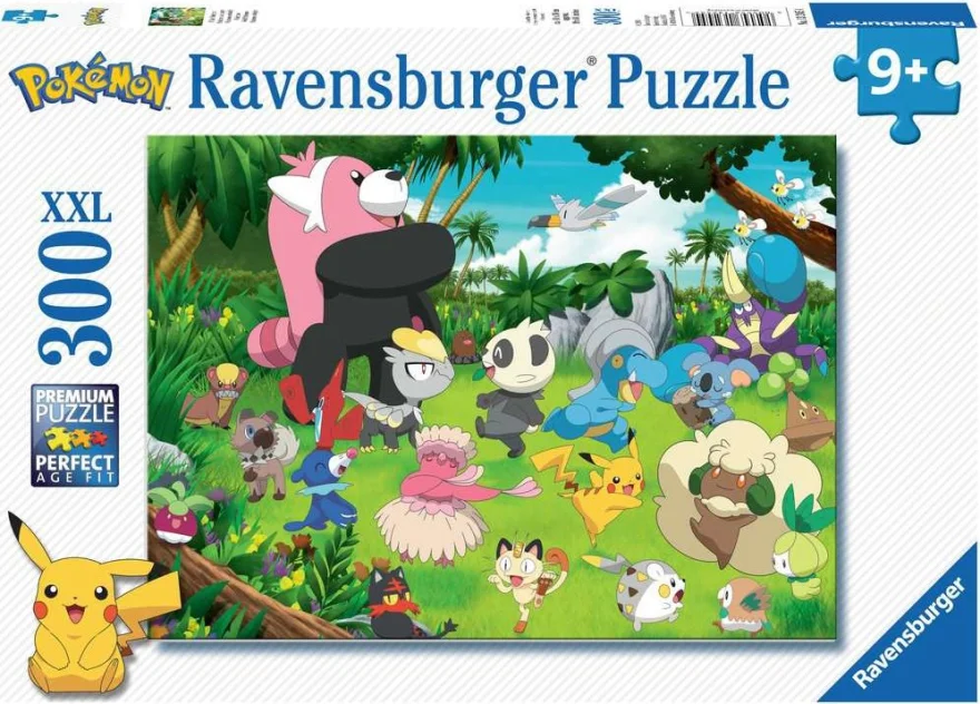 Ravensburger Puzzle Divokí Pokémoni XXL 300 dielikov