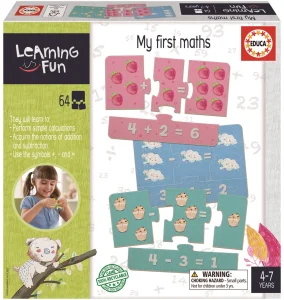 Vzdělávací puzzle a hra Learning is Fun: Moje první matematika