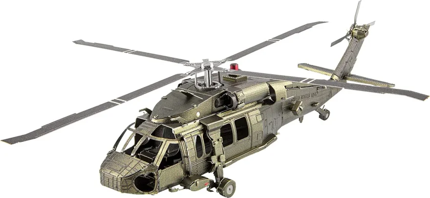 METAL EARTH 3D puzzle Vrtuľník Black Hawk