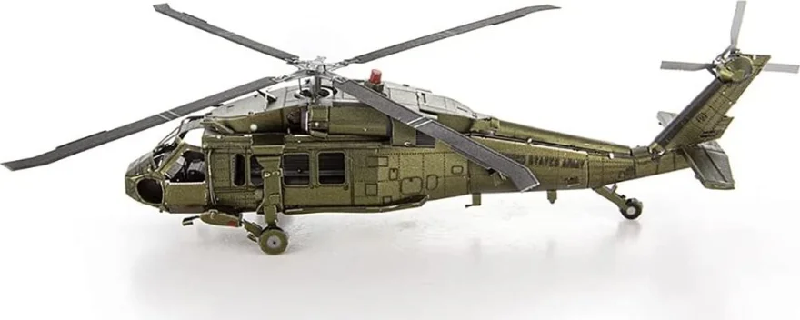 METAL EARTH 3D puzzle Vrtuľník Black Hawk