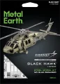 METAL EARTH 3D puzzle Vrtuľník Black Hawk
