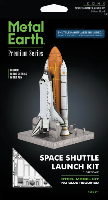 METAL EARTH 3D puzzle Space Shuttle Launch Kit (ICONX)