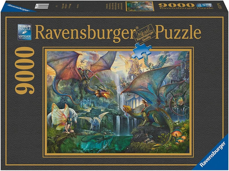 Ravensburger Puzzle Dračí les 9000 dielikov