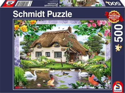 Puzzle Romantická chalupa 500 dielikov
