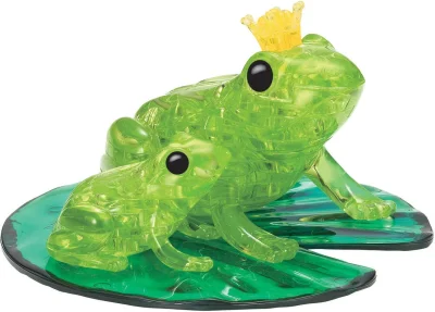 3D Crystal Puzzle  Žabky 43 dielikov