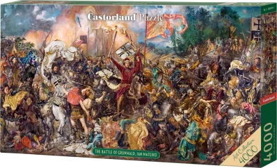 Panoramatické puzzle Castorland 4000 dielikov Bitka pri Grunwalde