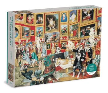 Puzzle Meowsterpiece: Galerie Uffizi 1500 dílků