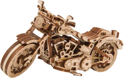 3D puzzle Motocykl Cruiser V-Twin 168 dílů