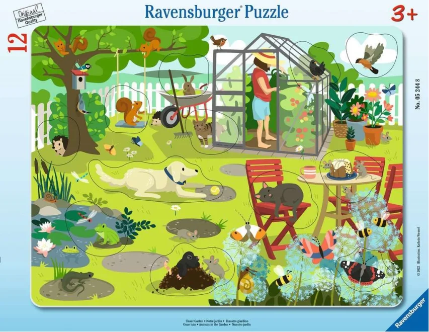 Ravensburger Puzzle Naša záhrada 12 dielikov