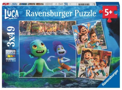 Puzzle Disney Pixar: Luca 3x49 dílků