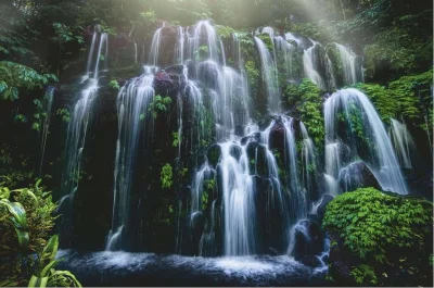 Puzzle Vodopád na Bali 3000 dílků
