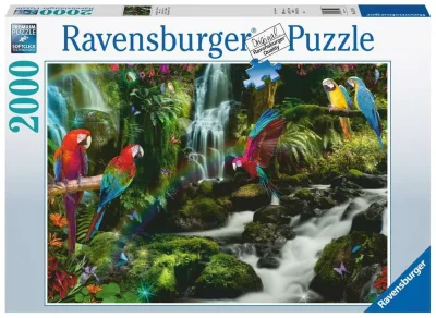 Puzzle Barevní papoušci v džungli 2000 dílků