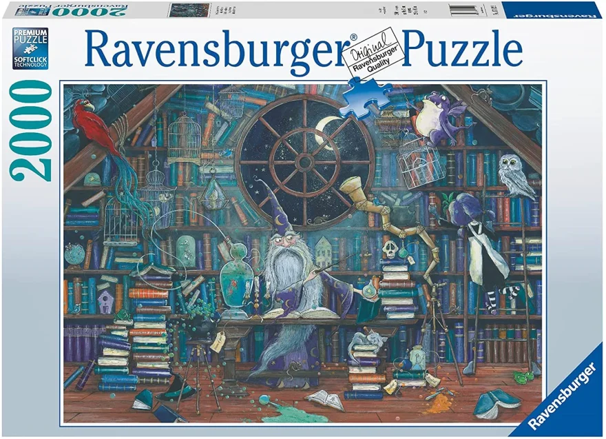 Ravensburger Puzzle Kúzelník Merlin 2000 dielikov
