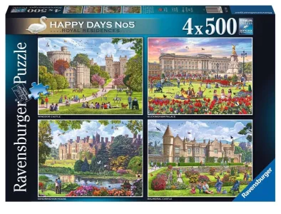 Puzzle Královské rezidence, Velká Británie 4x500 dílků