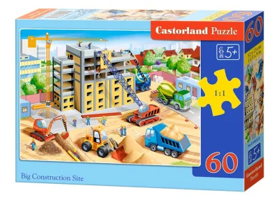 Puzzle Veľké stavenisko 60 dielikov