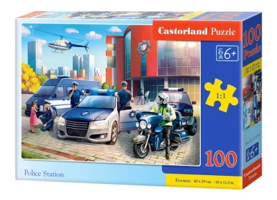 Puzzle Policejní stanice 100 dílků