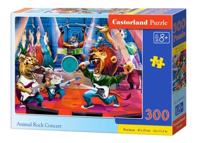 Puzzle Zvierací rockový koncert 300 dielikov