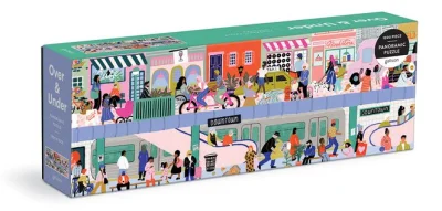 Panoramatické puzzle Nad zemí a pod zemí 1000 dílků