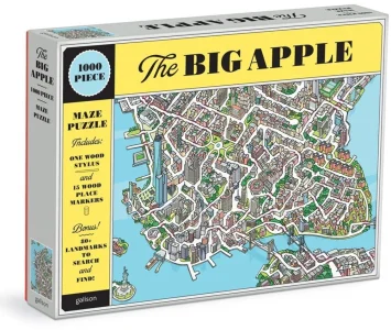 Puzzle Velké jablko New York 2v1, 1000 dílků