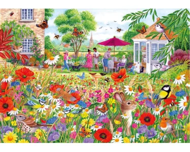 Puzzle Zahrada divokých květin 500 dílků