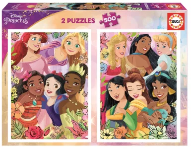 Puzzle Disney princezny 2x500 dílků