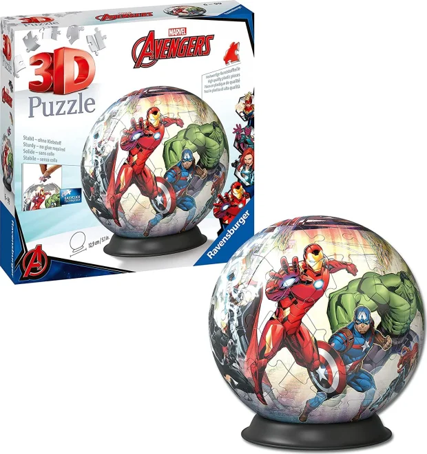 Ravensburger 3D Puzzleball Marvel: Avengers 73 dielikov
