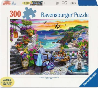 Puzzle Západ slunce nad Santorini EXTRA 300 dílků